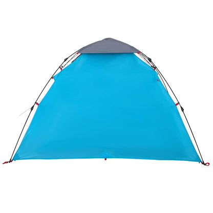 vidaXL Camping Tent Dome 3-Person Blue Quick Release