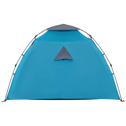 vidaXL Camping Tent Dome 4-Person Blue Quick Release