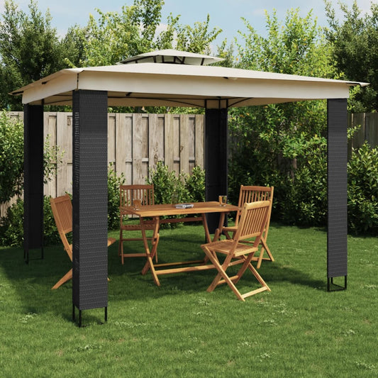 vidaXL Gazebo | Anthracite | Powder-coated steel | Large