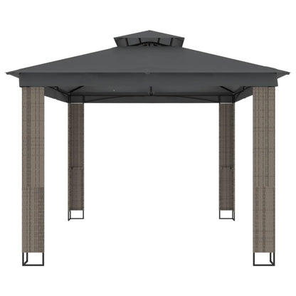 vidaXL Gazebo | Anthracite | Powder-coated steel, polyester with PA coating