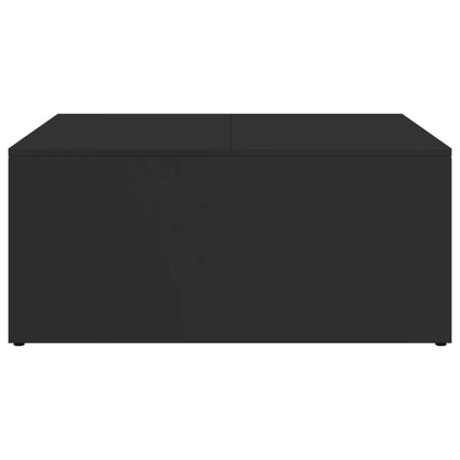 vidaXL Nesting Coffee Tables 2 pcs Black Engineered Wood and Metal