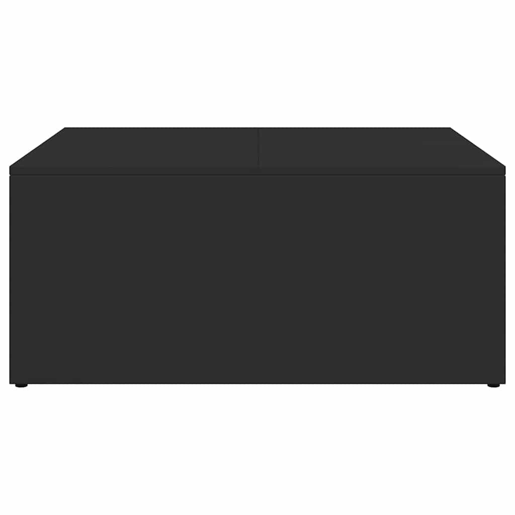 vidaXL Nesting Coffee Tables 2 pcs Black Engineered Wood and Metal