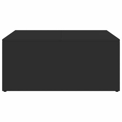 vidaXL Nesting Coffee Tables 2 pcs Black Engineered Wood and Metal