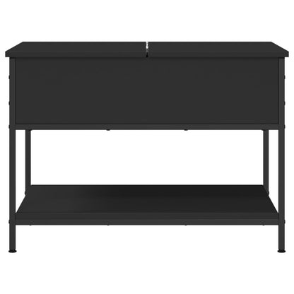 vidaXL Coffee Table | Black | Engineered wood, metal | Adjustable Feet