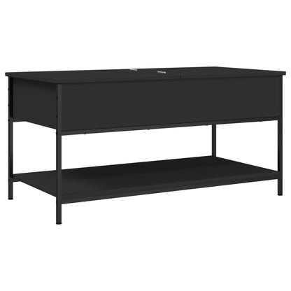 vidaXL Coffee Table | Black | Engineered wood, metal | Medium | Coffee Table