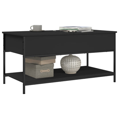 vidaXL Coffee Table | Black | Engineered wood, metal | Medium | Coffee Table