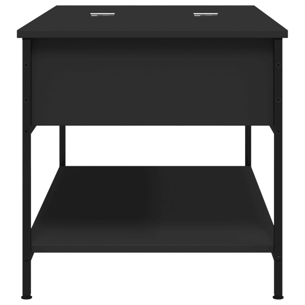 vidaXL Coffee Table | Black | Engineered wood, metal | Medium | Coffee Table