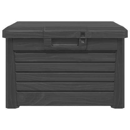 vidaXL Outdoor Cushion Box Anthracite 73x50.5x46.5 cm Polypropylene