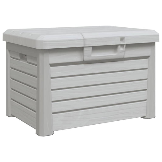 vidaXL Outdoor Cushion Box Grey 73x50.5x46.5 cm Polypropylene