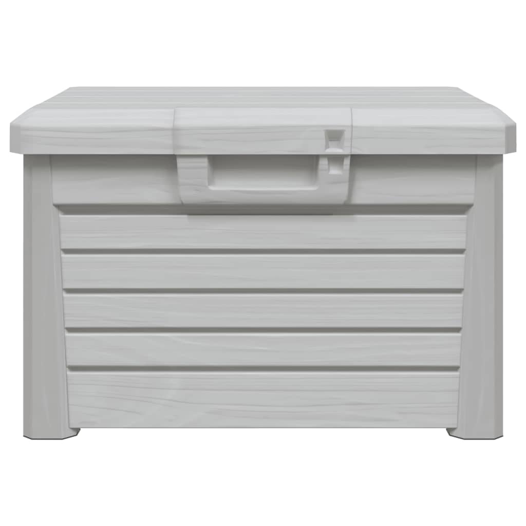 vidaXL Outdoor Cushion Box Grey 73x50.5x46.5 cm Polypropylene