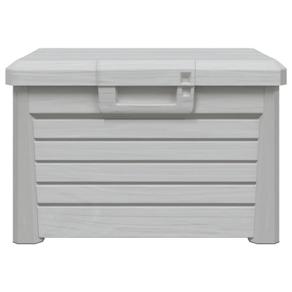 vidaXL Outdoor Cushion Box Grey 73x50.5x46.5 cm Polypropylene
