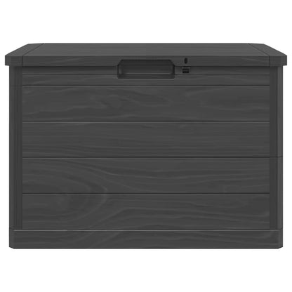 vidaXL Outdoor Cushion Box Anthracite 77.5x44.5x53 cm Polypropylene
