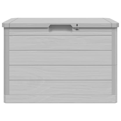 vidaXL Outdoor Cushion Box Grey 77.5x44.5x53 cm Polypropylene