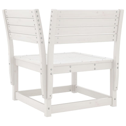 vidaXL Garden Lounge Set | White | Solid pine wood | 7 Piece Set | Modular