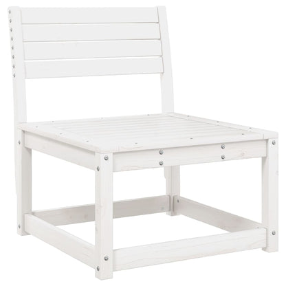 vidaXL Garden Lounge Set | White | Solid pine wood | 7 Piece Set | Modular