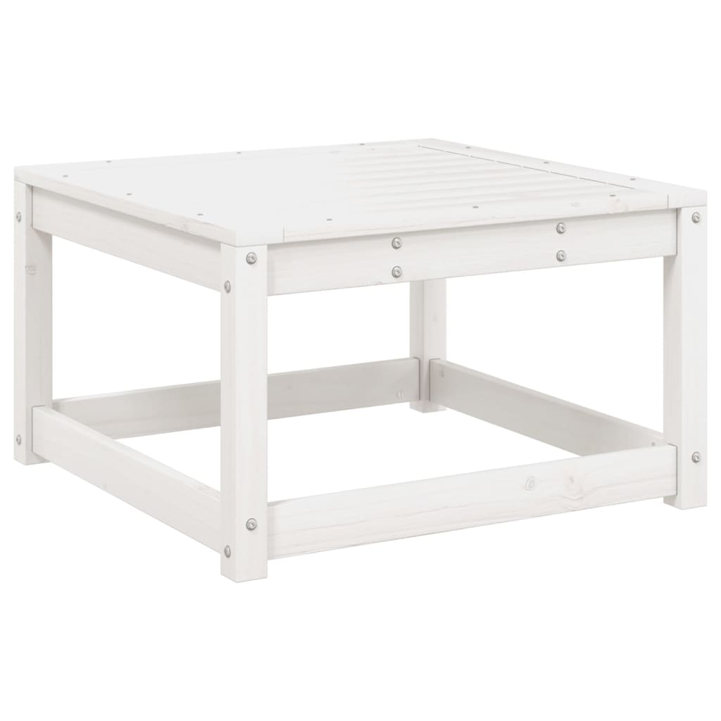 vidaXL Garden Lounge Set | White | Solid pine wood | 7 Piece Set | Modular