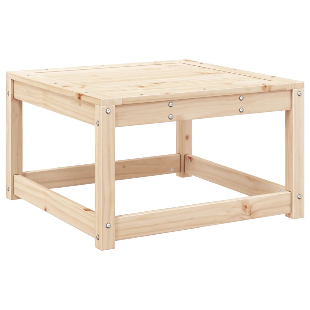 vidaXL Garden Sofa Set | Natural wood | Solid pine wood | 3 Piece Set