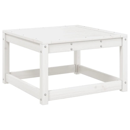 vidaXL Garden Sofa Set | White | Solid pine wood | 3 Piece | Modular