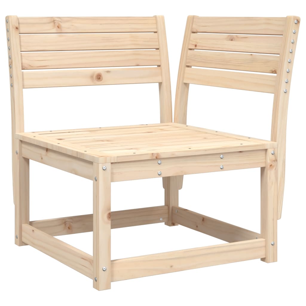 vidaXL Garden Sofa Set | Natural wood | Solid Pine Wood (untreated)