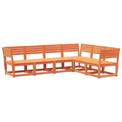 vidaXL Garden Sofa Set | Wax brown | Solid pine wood | Regular | Modular