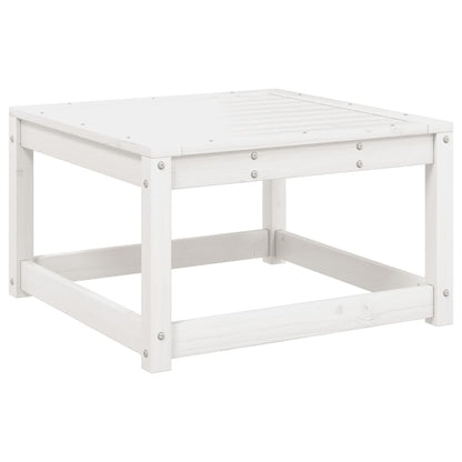 vidaXL Garden Sofa Set | White | Solid Pine Wood | Large |  Modular