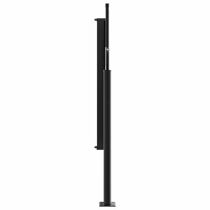 vidaXL Retractable Side Awning Taupe 100x300 cm