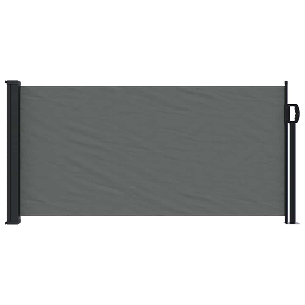 vidaXL Retractable Side Awning Anthracite 100x300 cm
