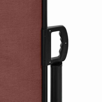 vidaXL Retractable Side Awning Brown 117x300 cm