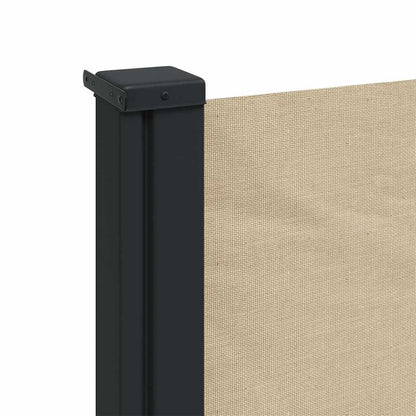 vidaXL Retractable Side Awning Beige 117x300 cm