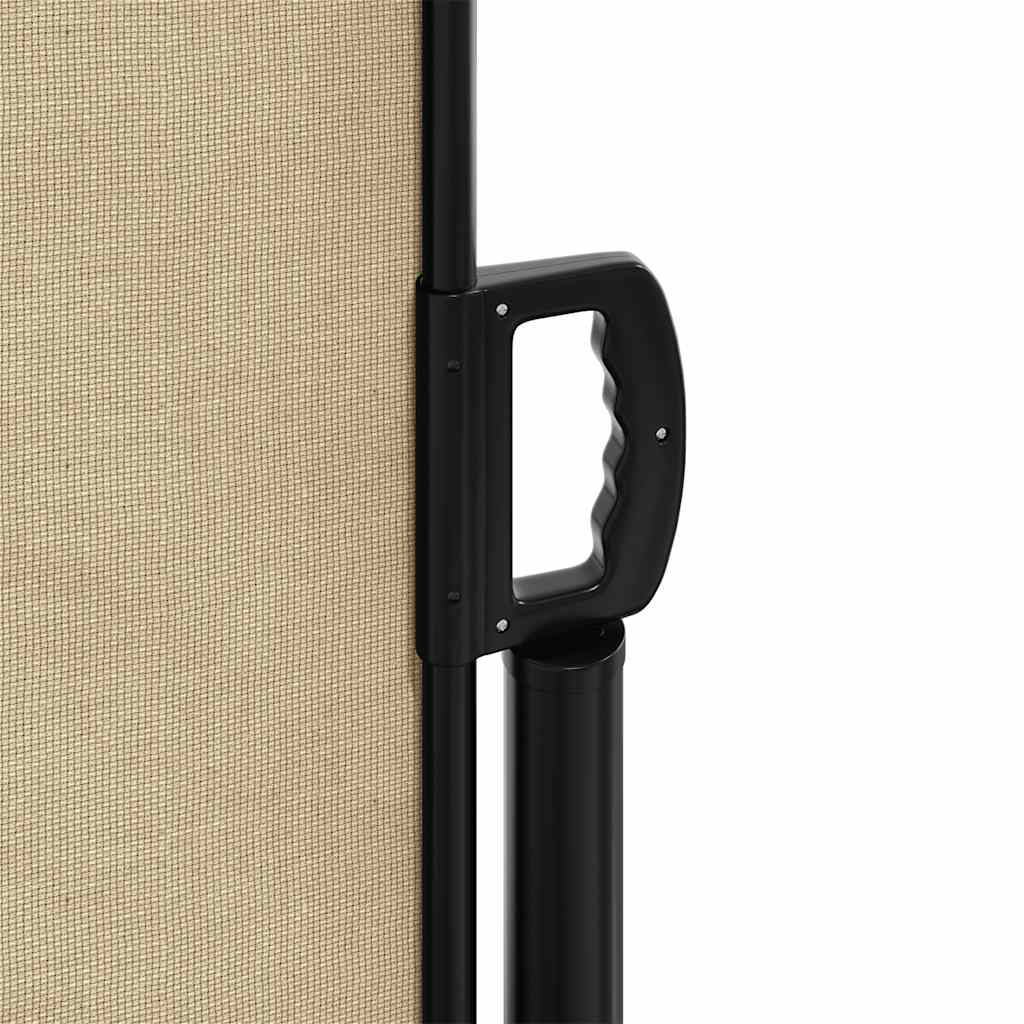 vidaXL Retractable Side Awning Beige 117x300 cm