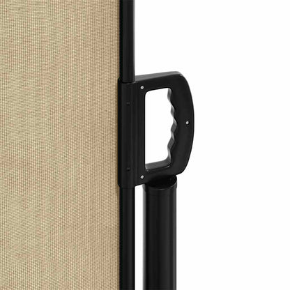 vidaXL Retractable Side Awning Beige 117x300 cm