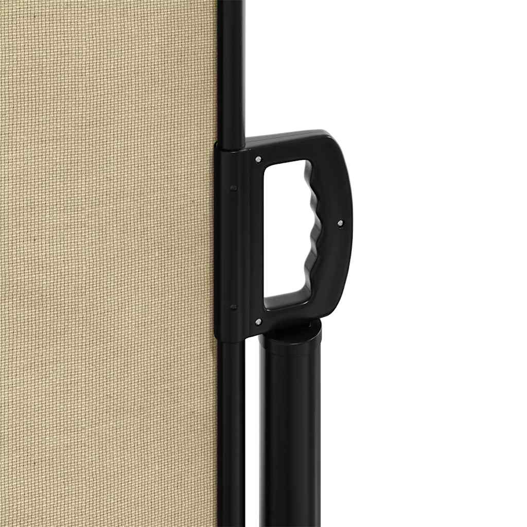 vidaXL Retractable Side Awning Beige 140x300 cm