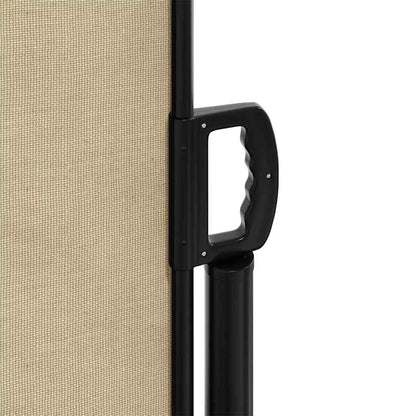 vidaXL Retractable Side Awning Beige 140x300 cm