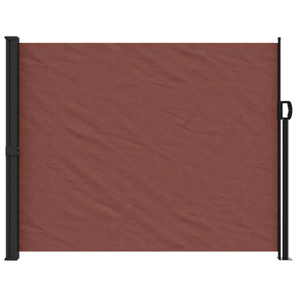 vidaXL Retractable Side Awning Brown 160x300 cm