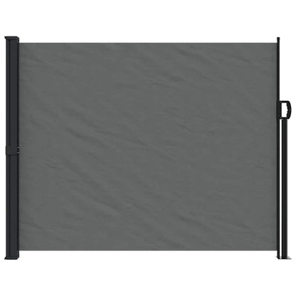 vidaXL Retractable Side Awning Anthracite 160x300 cm