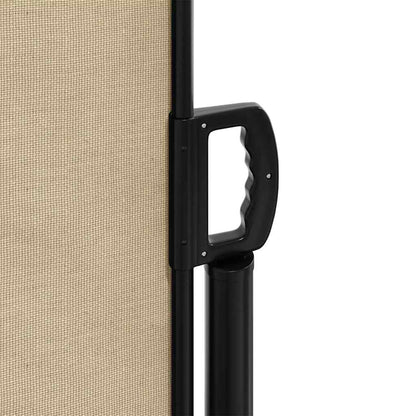 vidaXL Retractable Side Awning Beige 170x300 cm