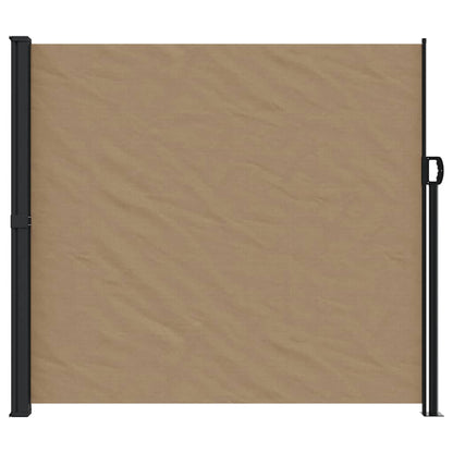 vidaXL Retractable Side Awning Taupe 180x300 cm