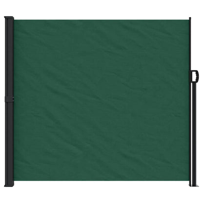 vidaXL Retractable Side Awning Dark Green 180x300 cm