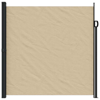 vidaXL Retractable Side Awning Beige 200x300 cm
