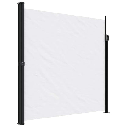 vidaXL Retractable Side Awning White 200x300 cm