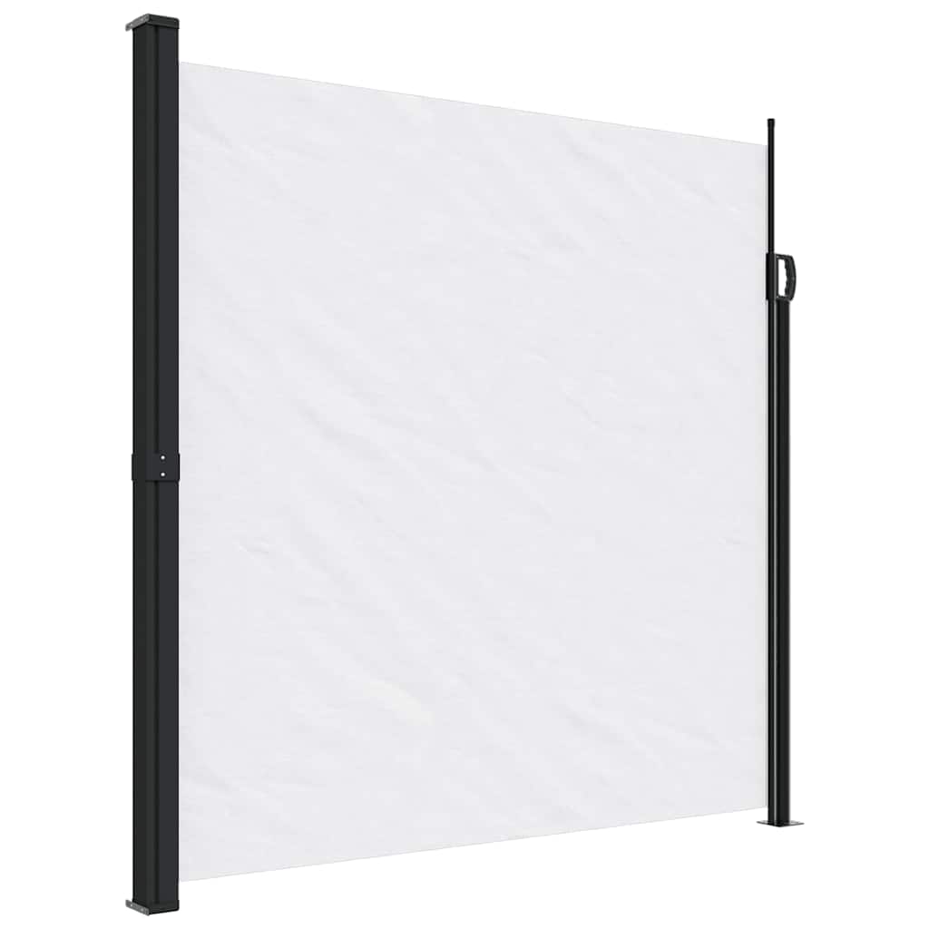 vidaXL Retractable Side Awning White 200x300 cm