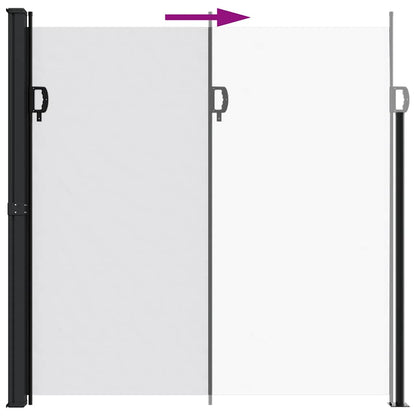 vidaXL Retractable Side Awning White 200x300 cm
