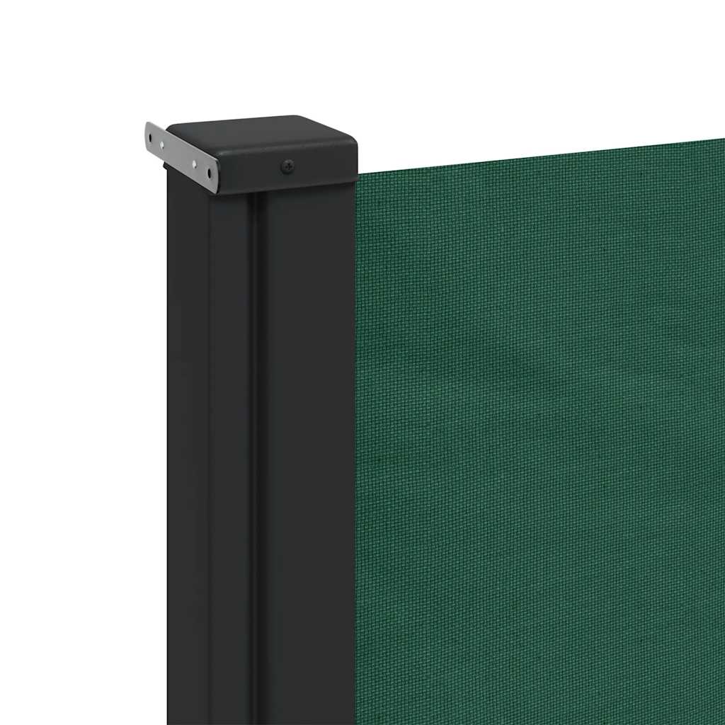 vidaXL Retractable Side Awning Dark Green 200x300 cm