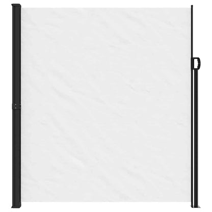 vidaXL Retractable Side Awning White 220x300 cm
