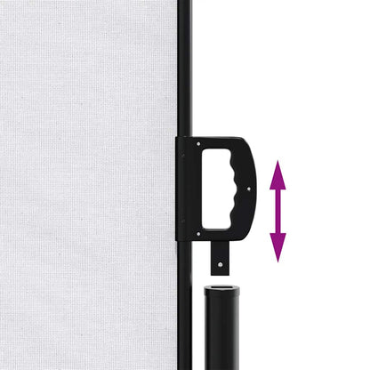 vidaXL Retractable Side Awning White 220x300 cm