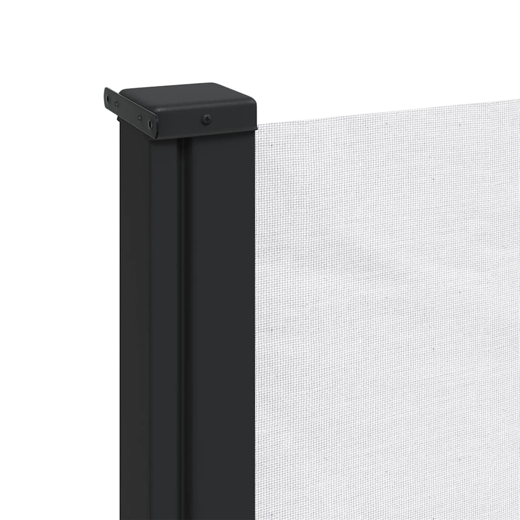 vidaXL Retractable Side Awning White 100x500 cm