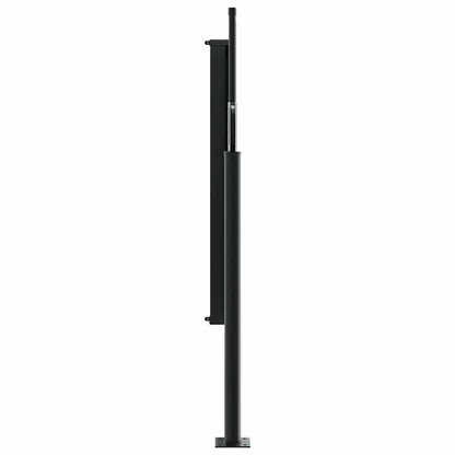 vidaXL Retractable Side Awning Taupe 100x500 cm