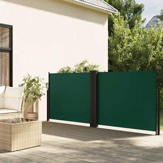 vidaXL Retractable Side Awning Beige 120x500 cm