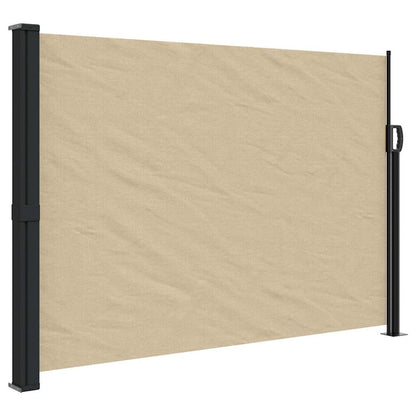 vidaXL Retractable Side Awning Beige 140x500 cm