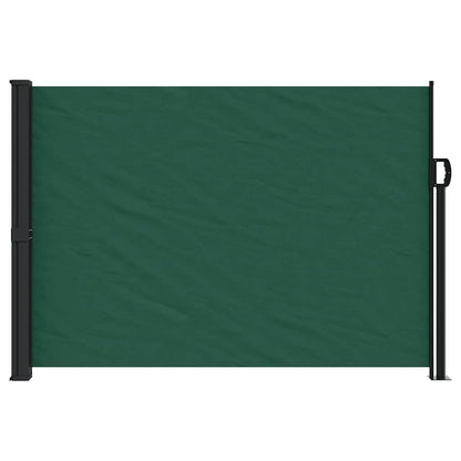 vidaXL Retractable Side Awning Dark Green 140x500 cm